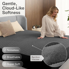 Niagara Sleep Solution protector colocado en colchón demostrando ajuste profundo