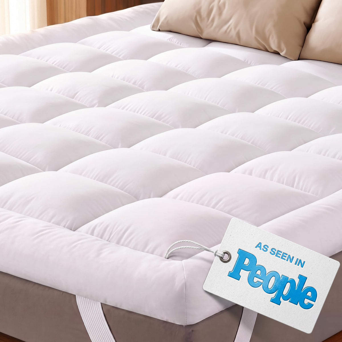 Niagara Sleep Solution sobrecolchón Full vista frontal, añade suavidad instantánea