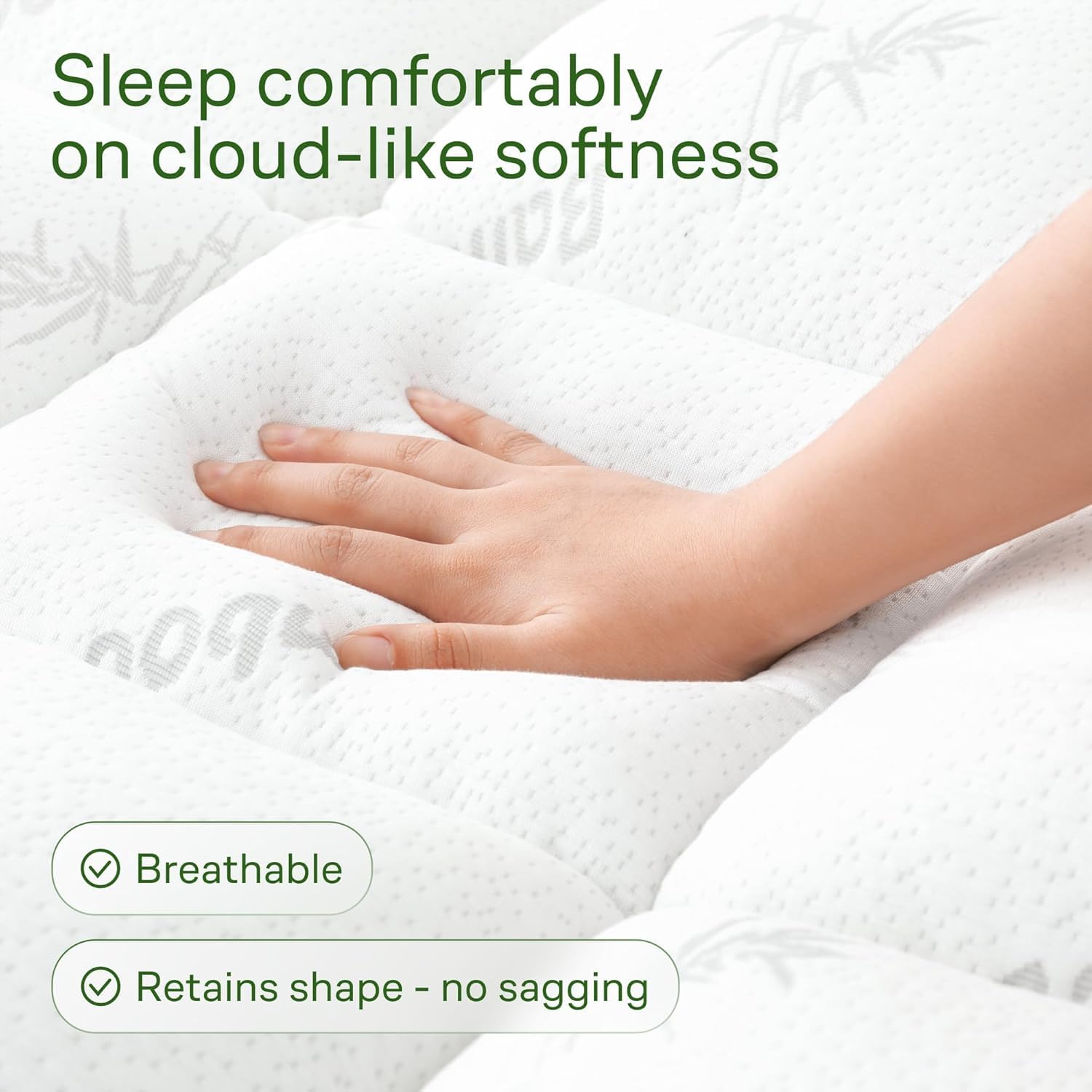 Niagara Sleep Solution textura de rayón de bambú suave que aporta confort para pieles sensibles