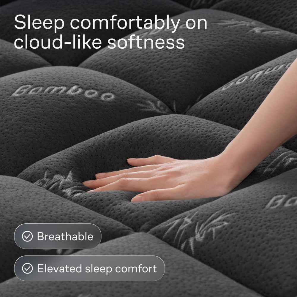 Niagara Sleep Solution textura de rayón de bambú en primer plano que aporta tacto suave