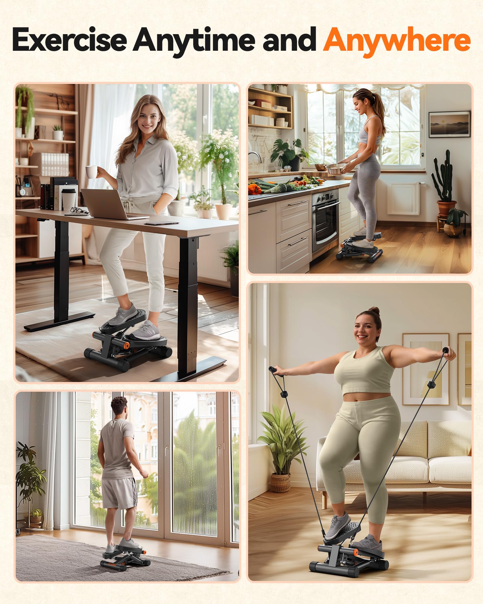 Niceday steppers embalaje y accesorios listos para usar con garantía incluida