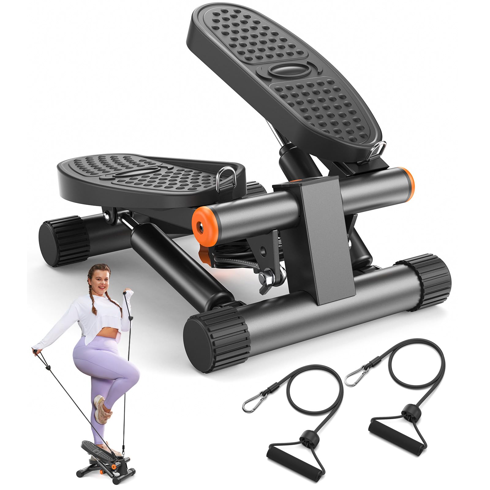 Niceday steppers vista frontal mostrando plataforma y estabilidad para entrenar