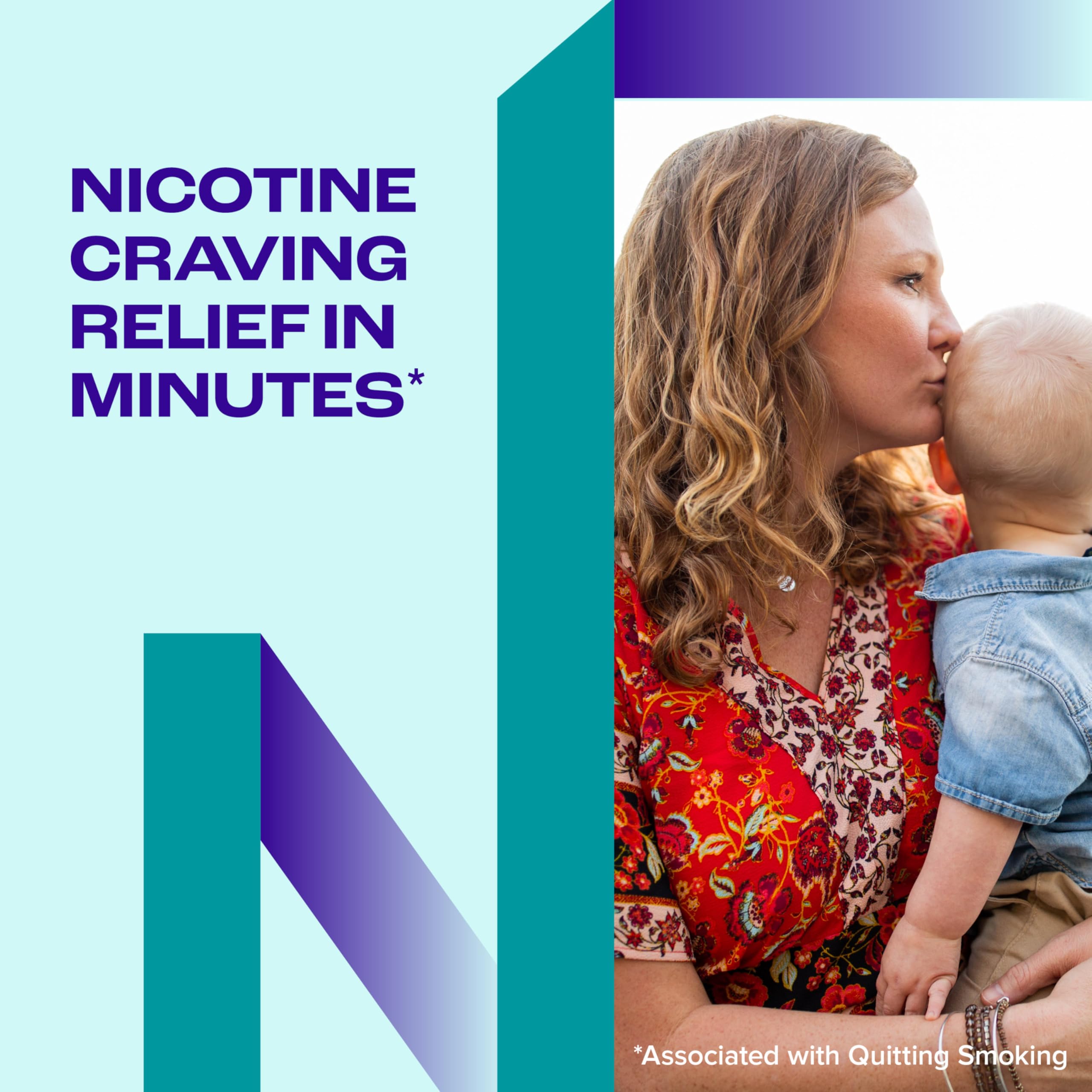 Nicorette paquete abierto con piezas visibles que facilitan el inicio del tratamiento