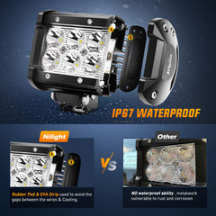 Nilight instalado en 4x4 off-road, mejora la visibilidad nocturna