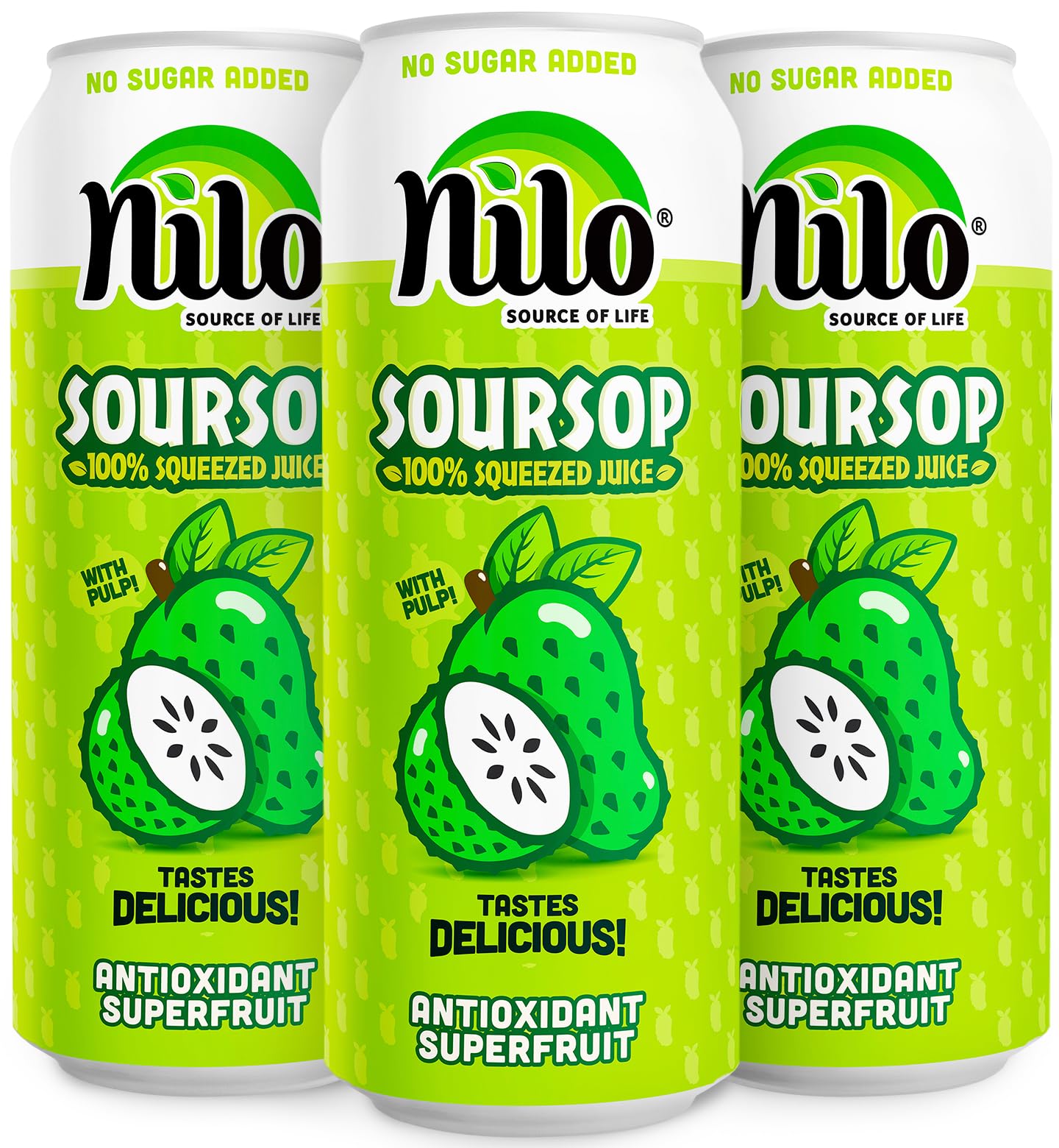 NILO botella frontal mostrando diseño y sello sin azúcar añadida