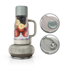 Ninja BlendBOSS vista frontal color Stone Mint mostrando diseño compacto y moderno