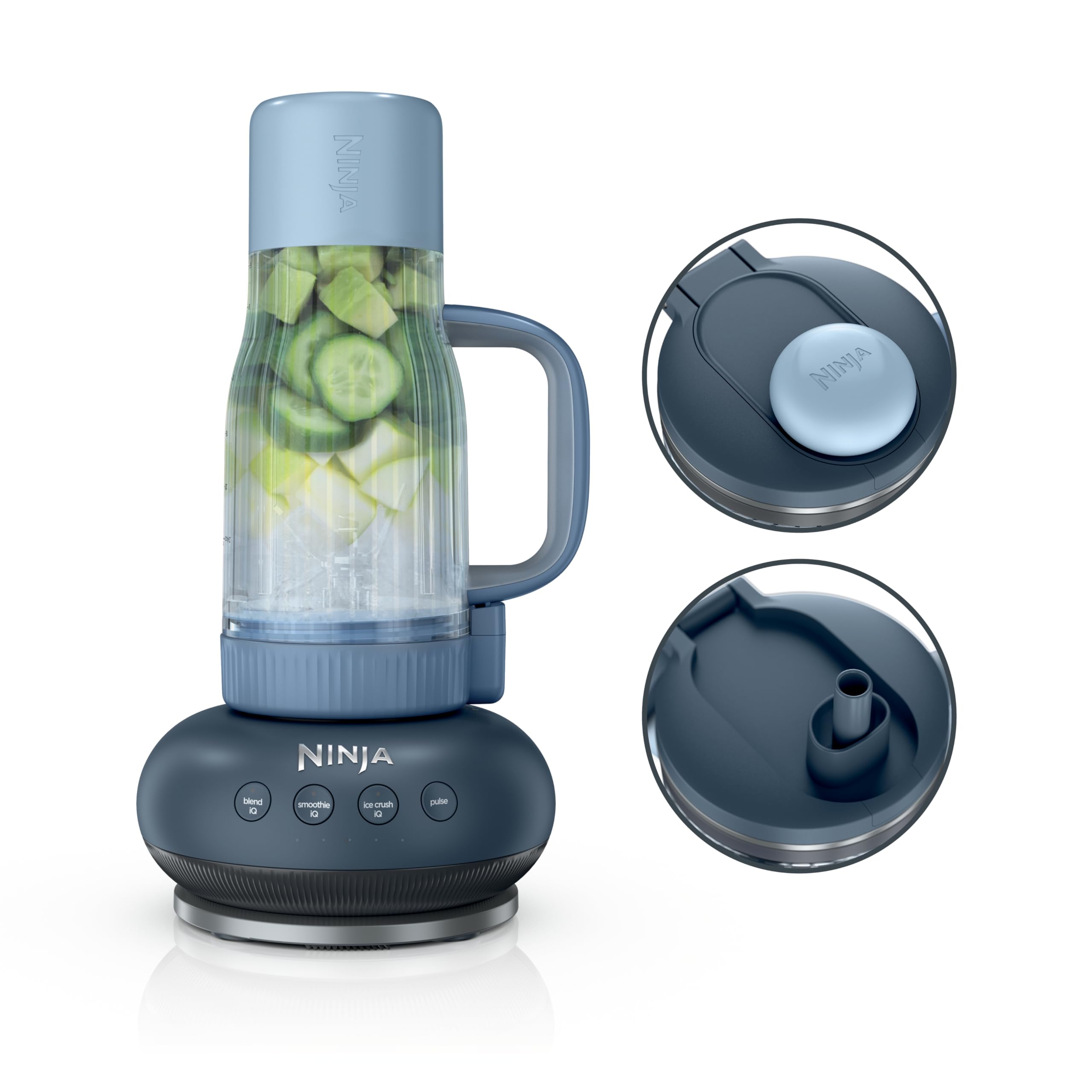 Ninja BlendBOSS frontal mostrando diseño compacto y beneficio potencia