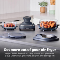 Ninja Crispi PowerPod detalle mostrando potencia y control compacto