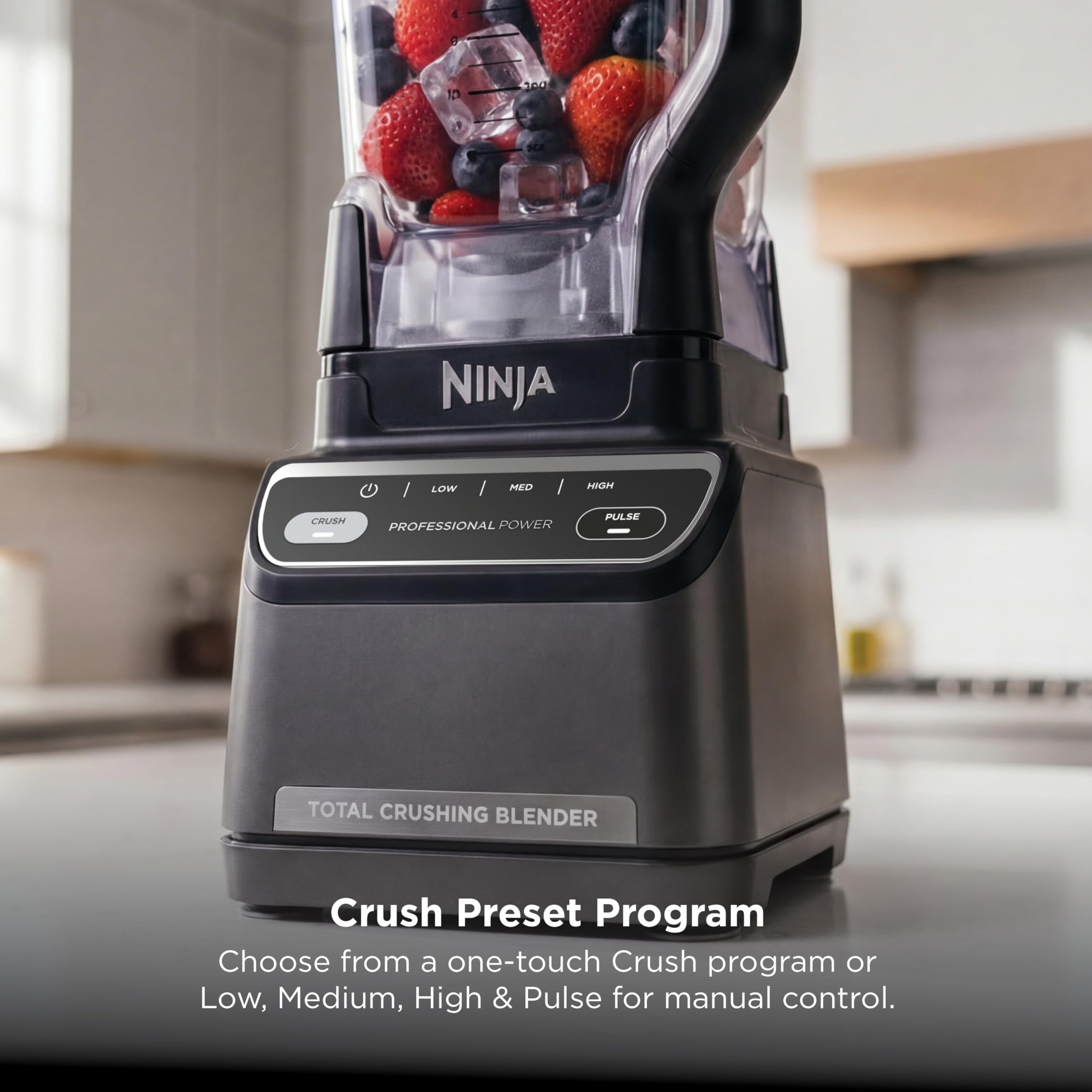 Ninja panel de control con botones Auto‑iQ y opciones de velocidad