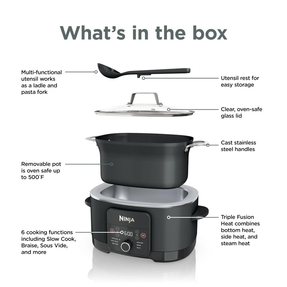 Ninja PossibleCooker en cocina modern equipada para entretener