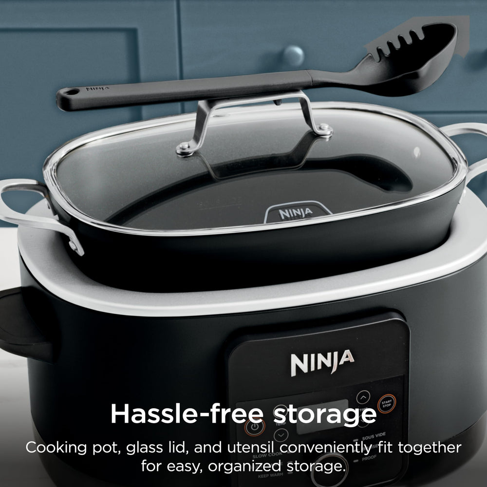 Ninja vista interior antiadherente que facilita retirar restos