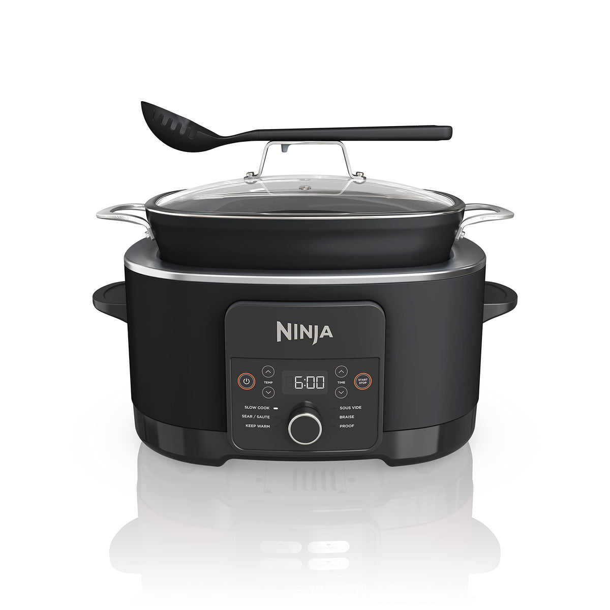 Ninja PossibleCooker PLUS frontal mostrando diseño y tamaño práctico