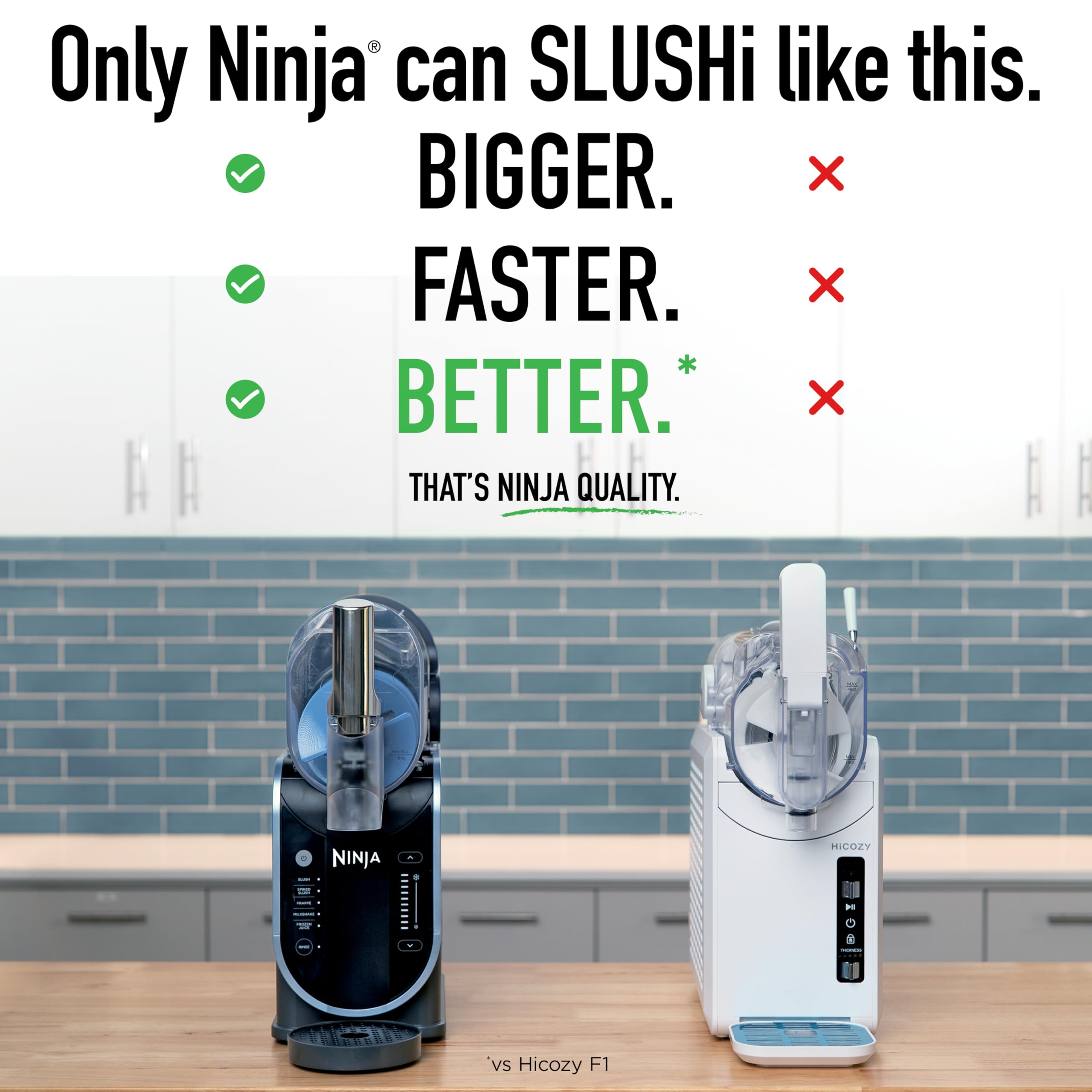Ninja SLUSHi compresor WhisperChill funcionando silencioso y manteniendo frío