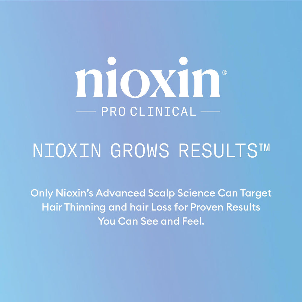 Nioxin en ambiente de baño lifestyle integrando rutina diaria