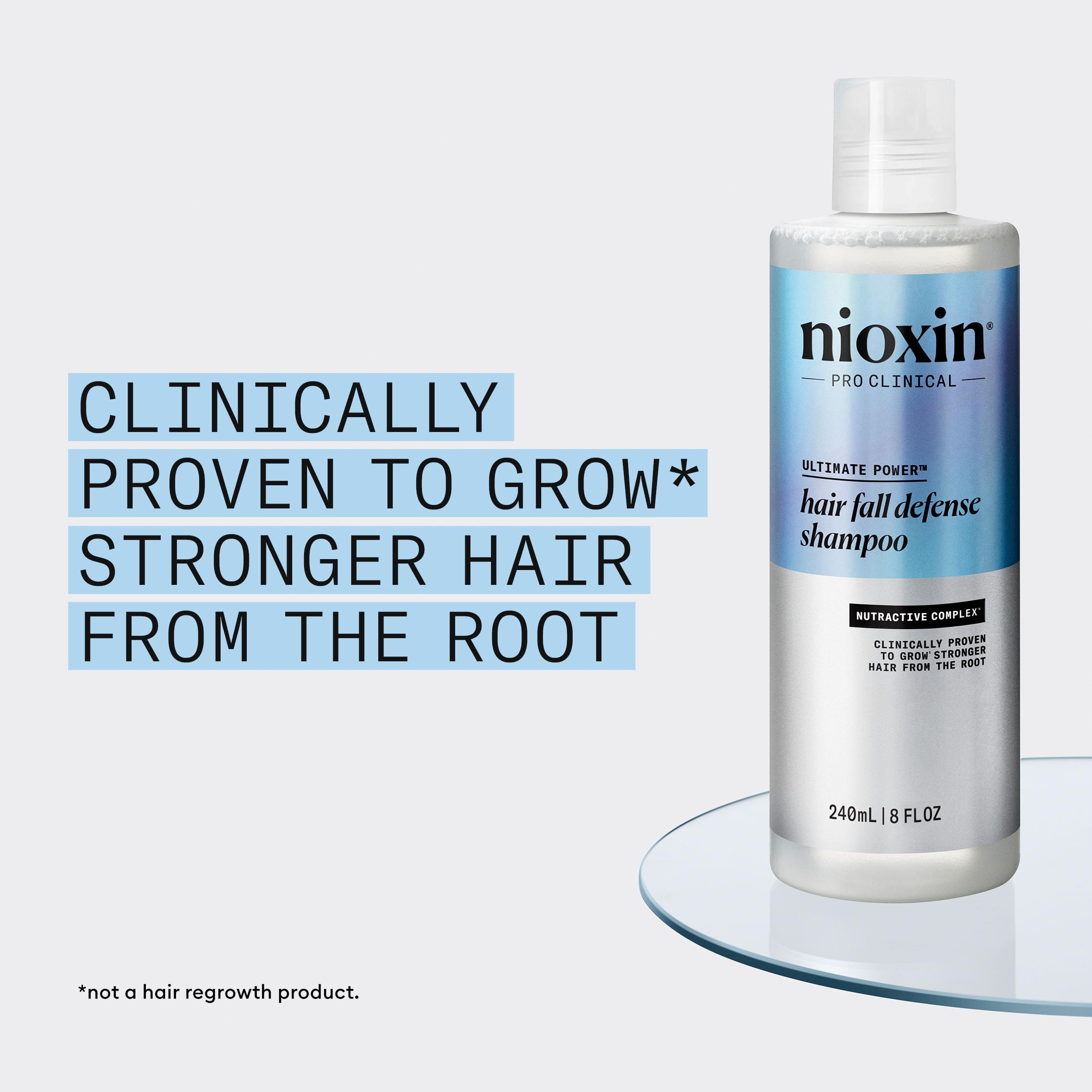 NIOXIN aplicación sobre cuero cabelludo masajeando para estimular folículos