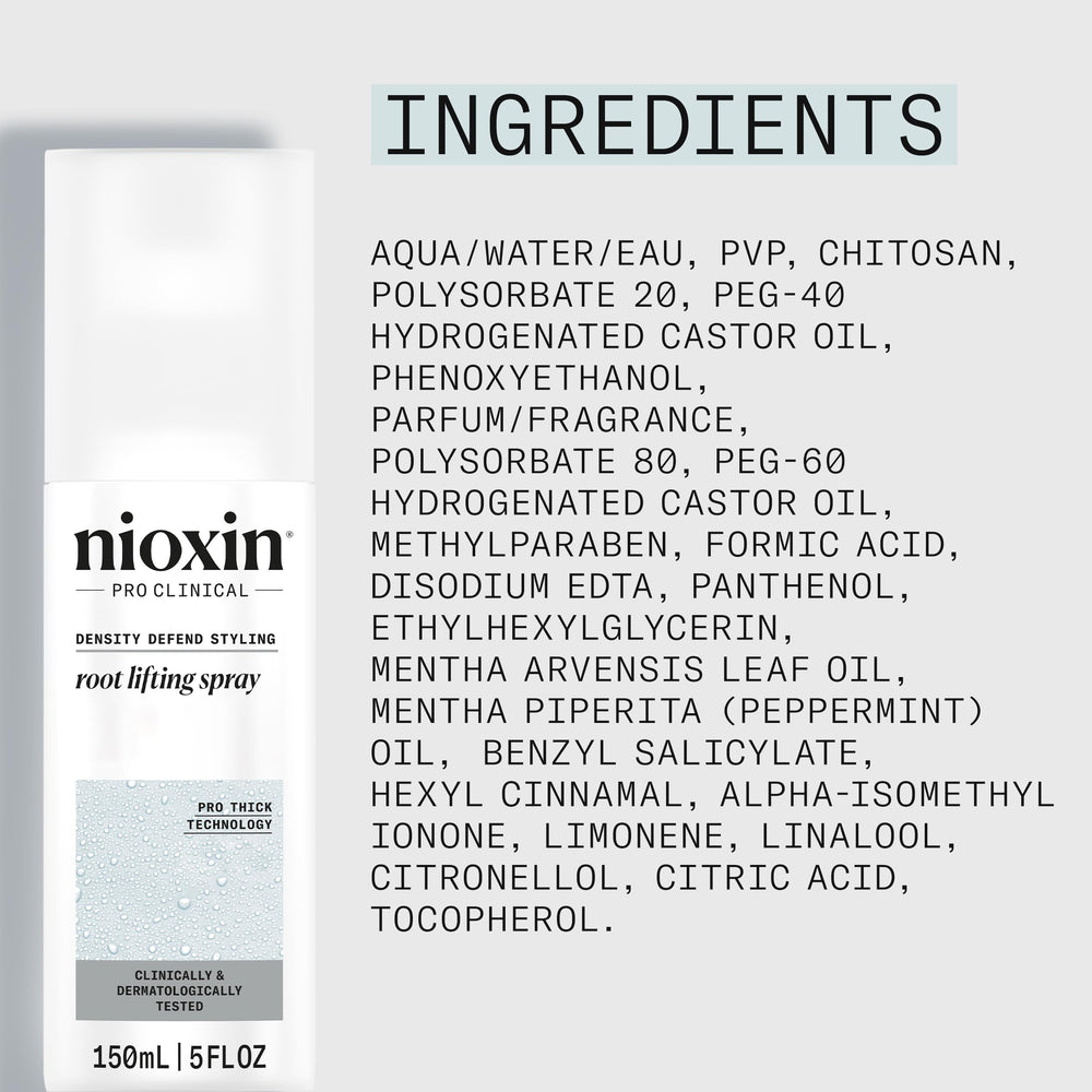 NIOXIN producto en entorno de salón para acabado profesional