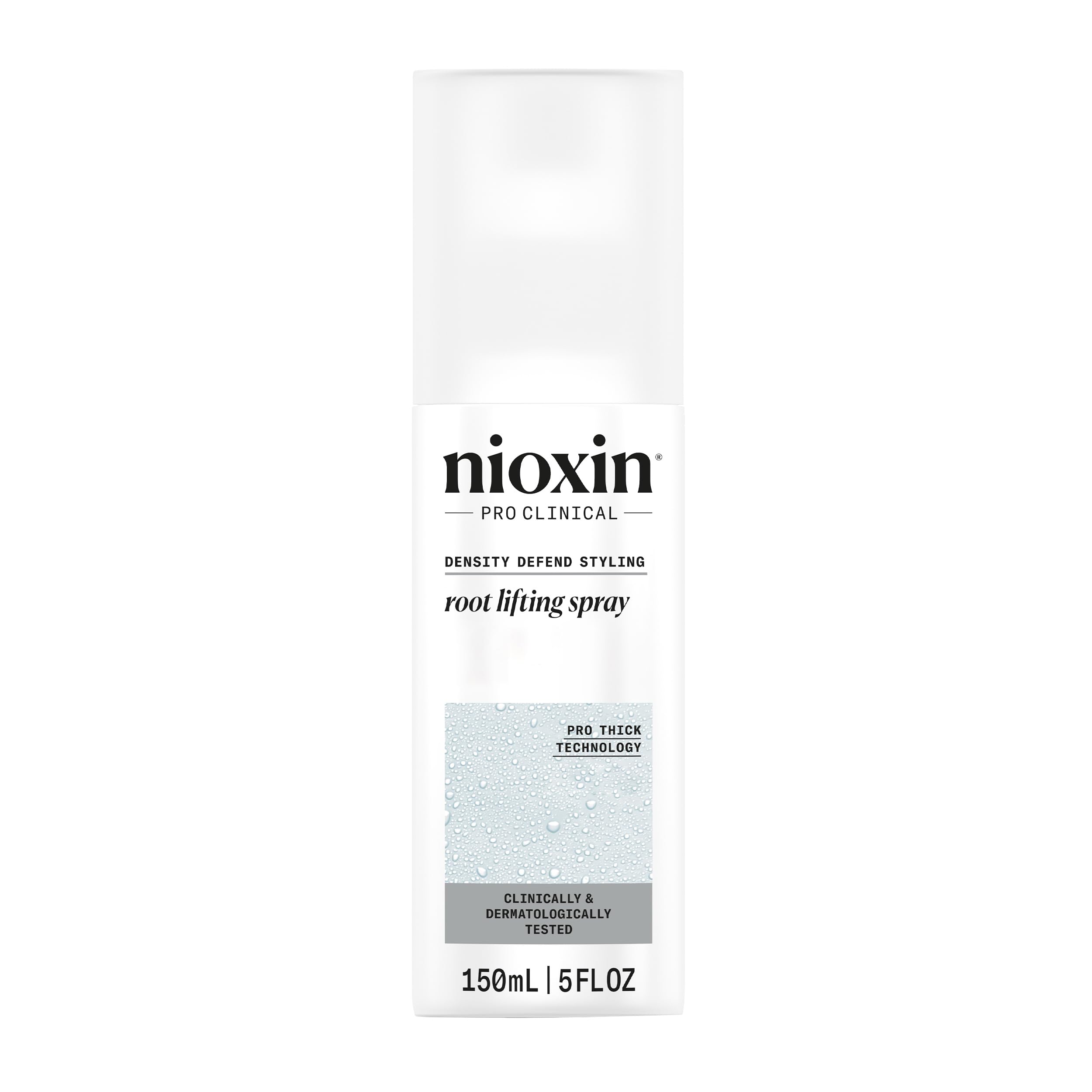 NIOXIN envase frontal mostrando volumen y manejo