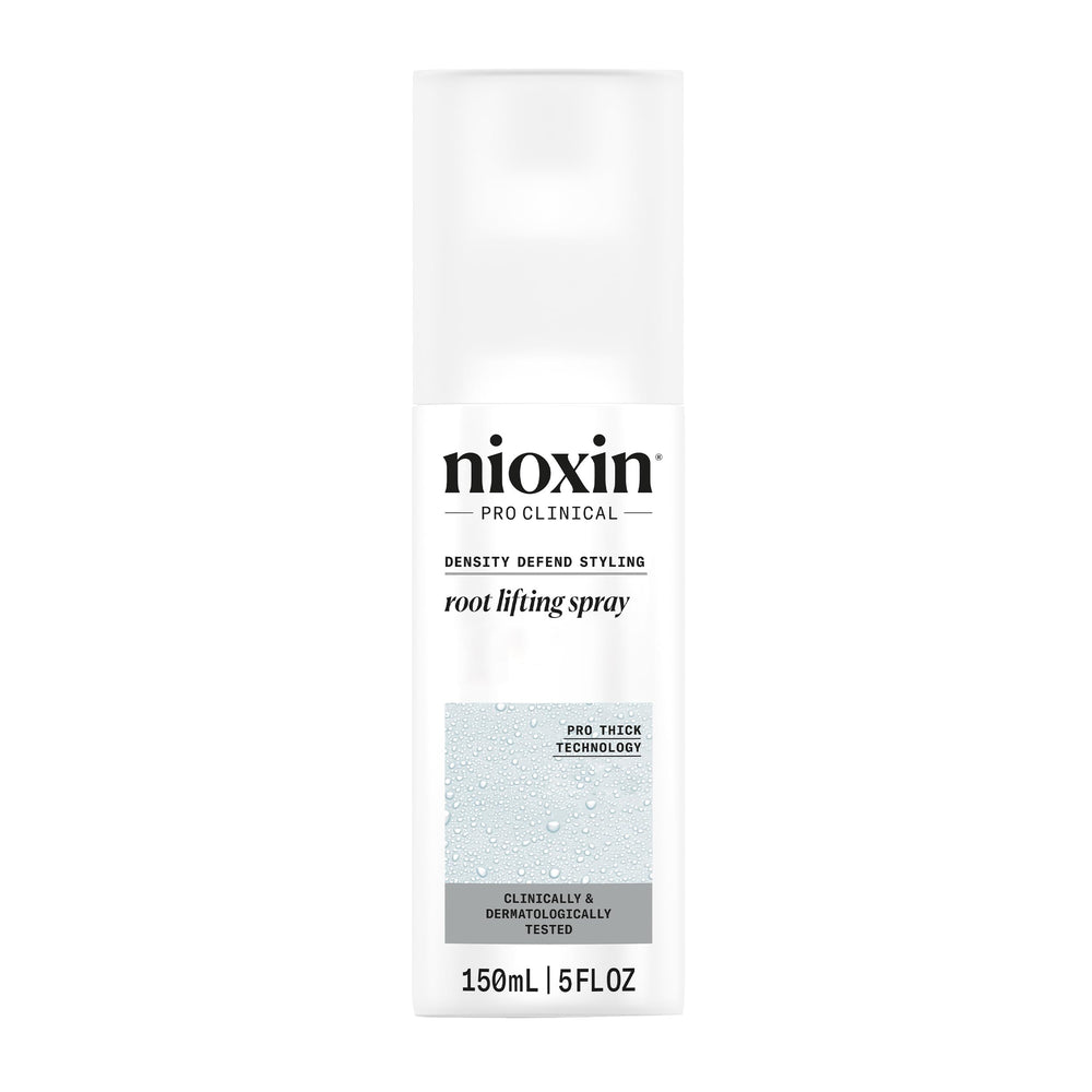 NIOXIN envase frontal mostrando volumen y manejo