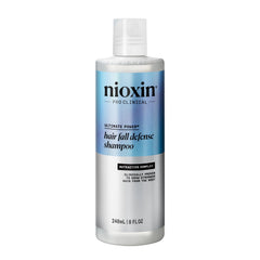 NIOXIN envase frontal mostrando la marca y diseño, transmite confianza
