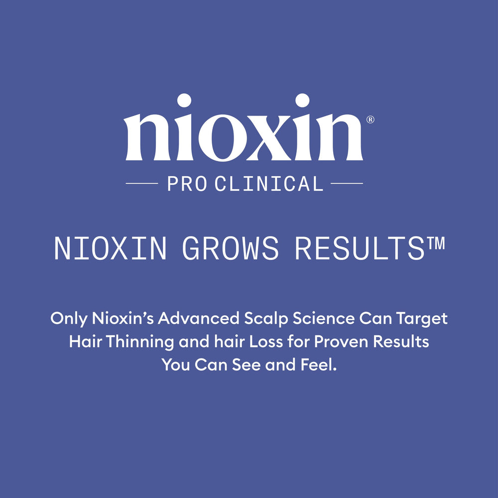 Nioxin set de rutina en baño profesional integrando el tratamiento