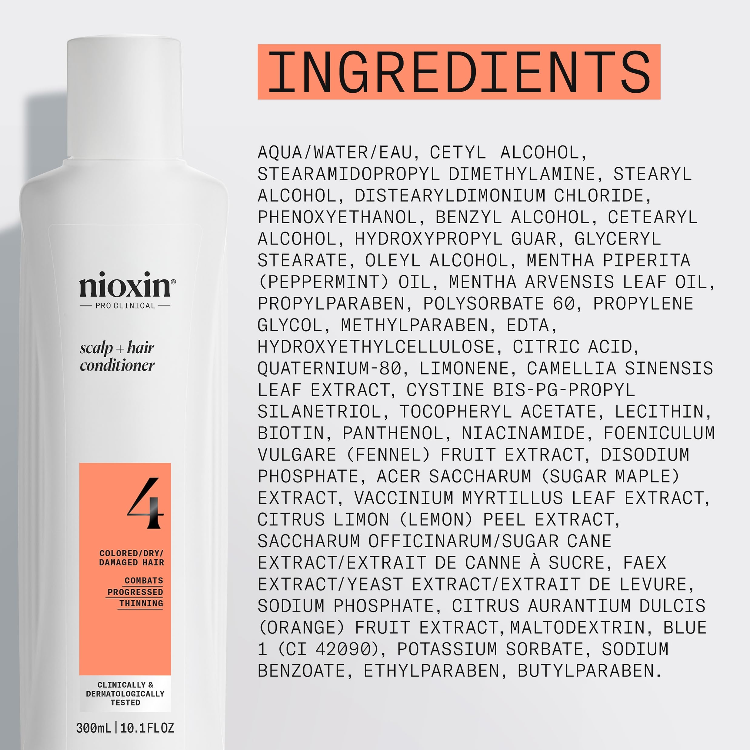 Nioxin peinado final mostrando cabello teñido con mayor cuerpo