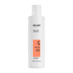 Nioxin envase frontal mostrando el acondicionador y su beneficio de densidad