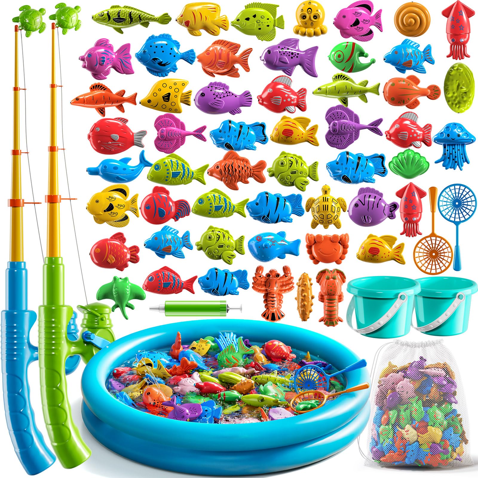 NIPLOOOW piscina inflable frontal mostrando piezas y beneficio de juego grupal