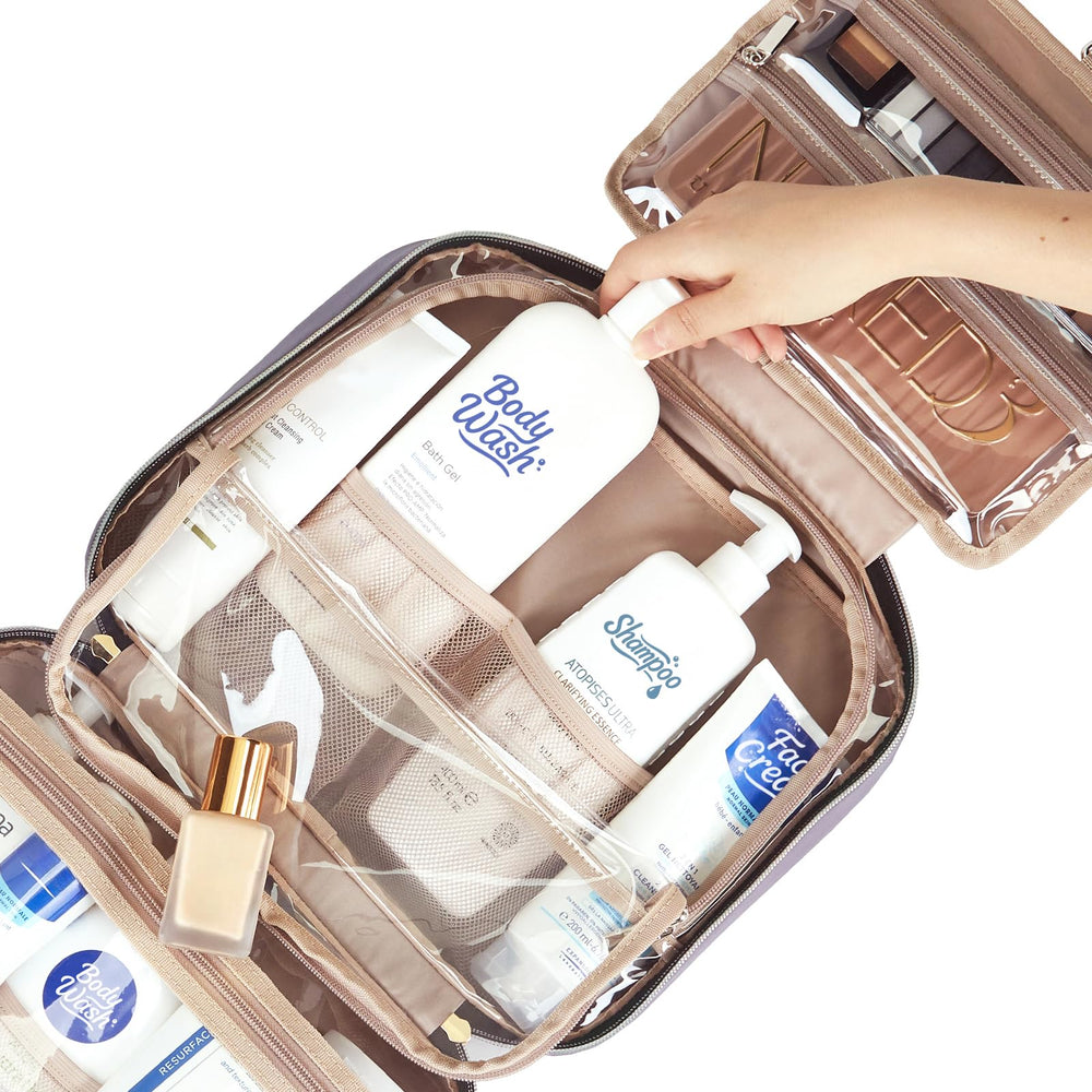 NISHEL neceser colgado en baño, acceso rápido a cosméticos