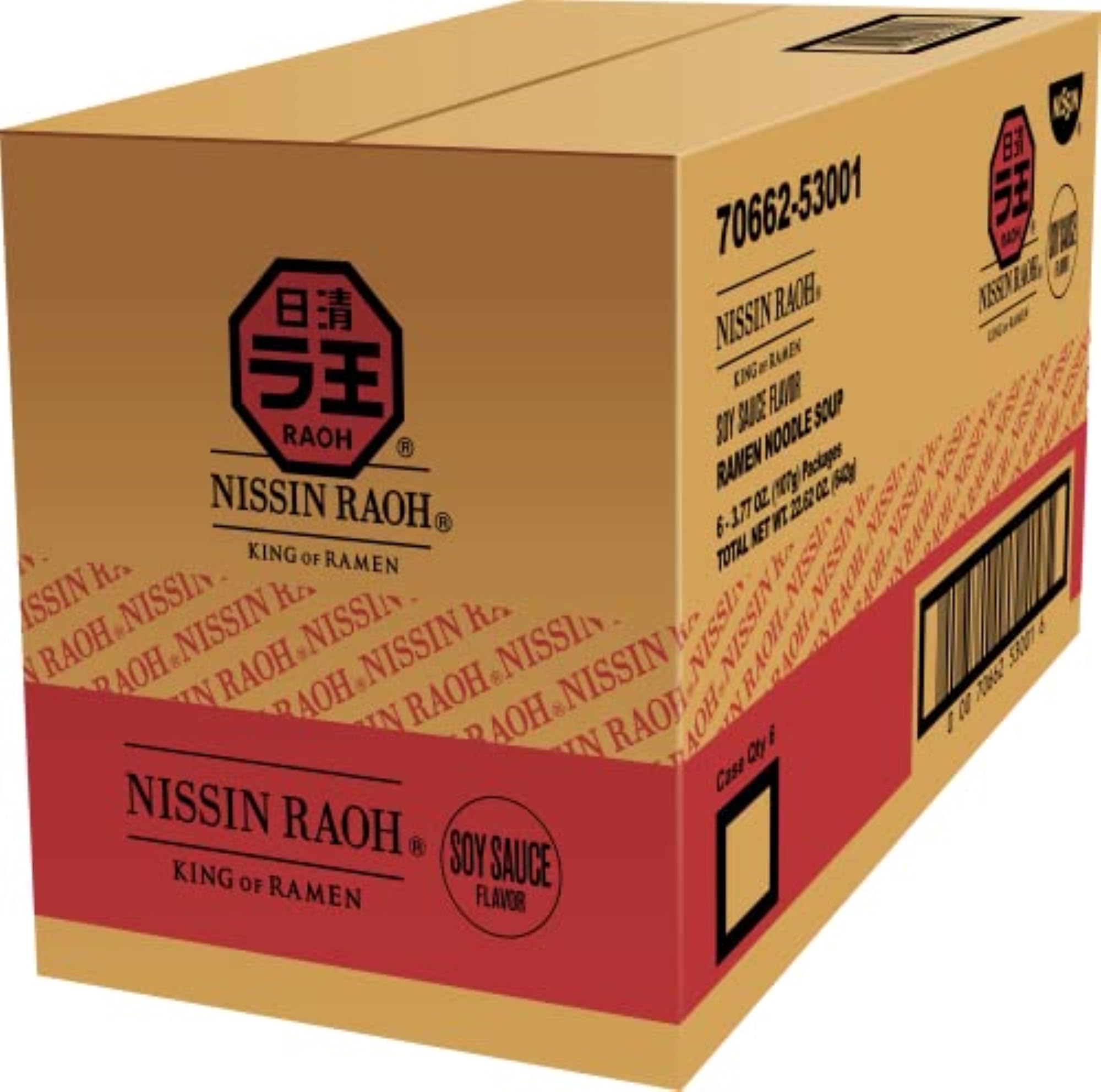NISSIN RAOH en cocina moderna con toppings, opción rápida y gourmet
