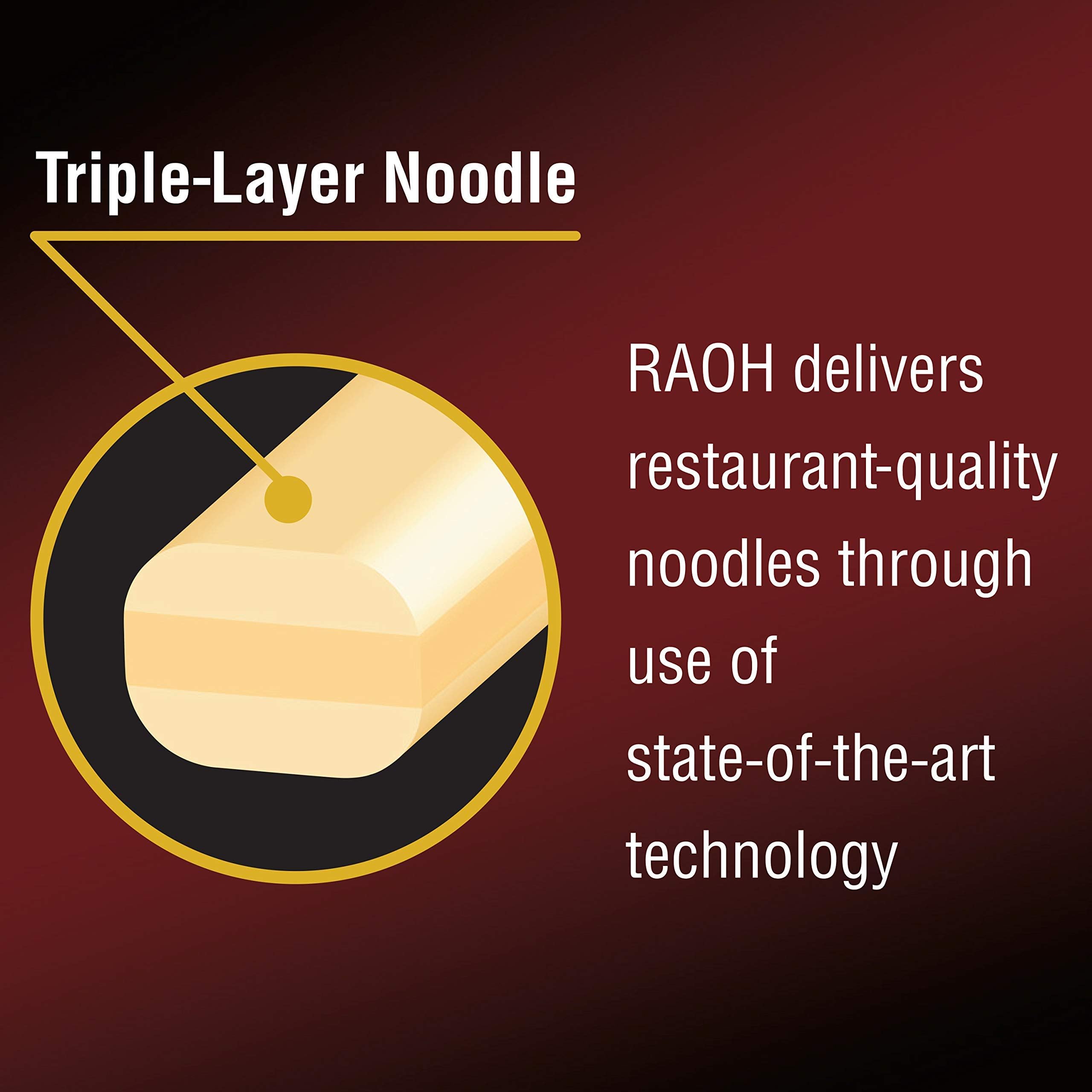 Nissin RAOH con toppings y condimentos listos para personalizar la receta