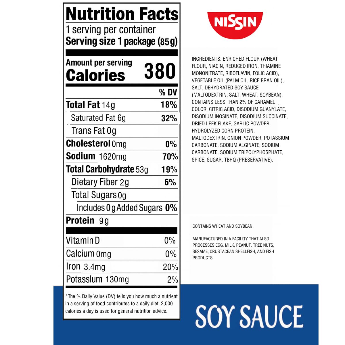 NISSIN bowl junto a utensilios comparación de tamaño para porción individual