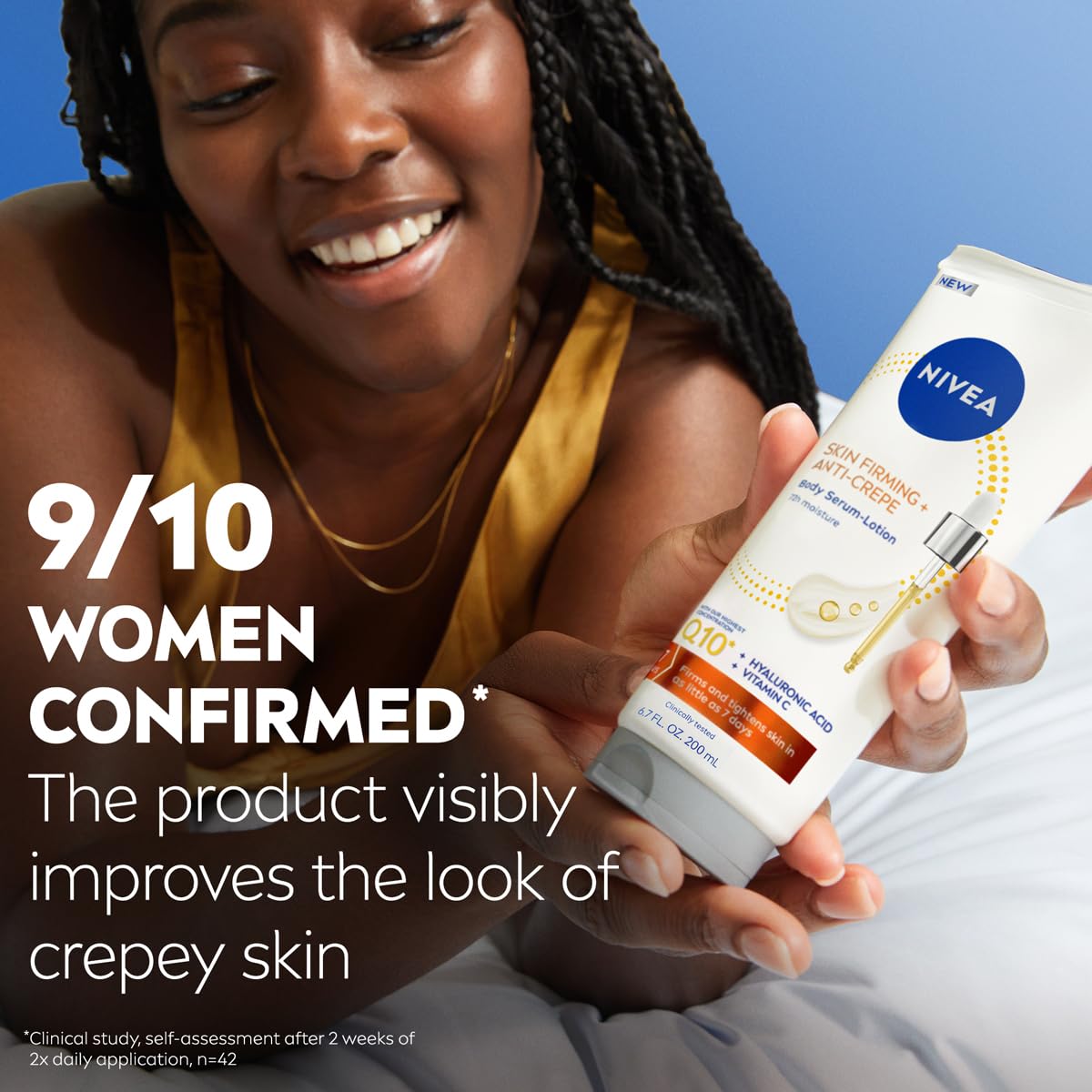 NIVEA icono gráfico indicando 72 horas de hidratación, comunica beneficio prolongado
