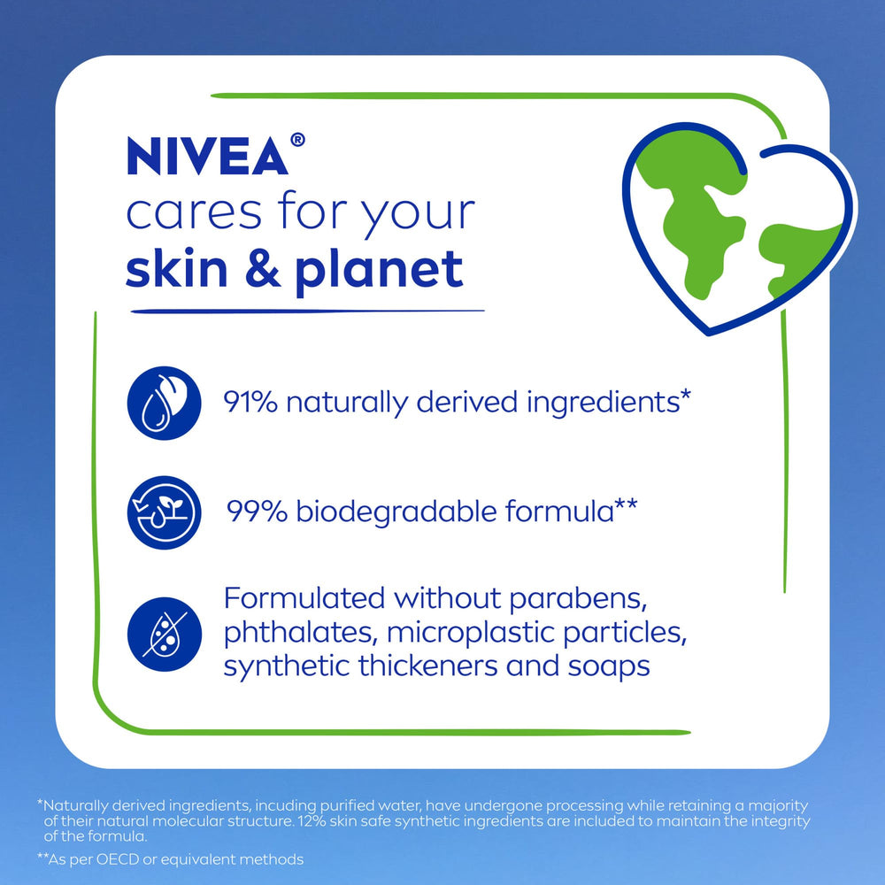 NIVEA representación de melocotón y jazmín que inspira la fragancia
