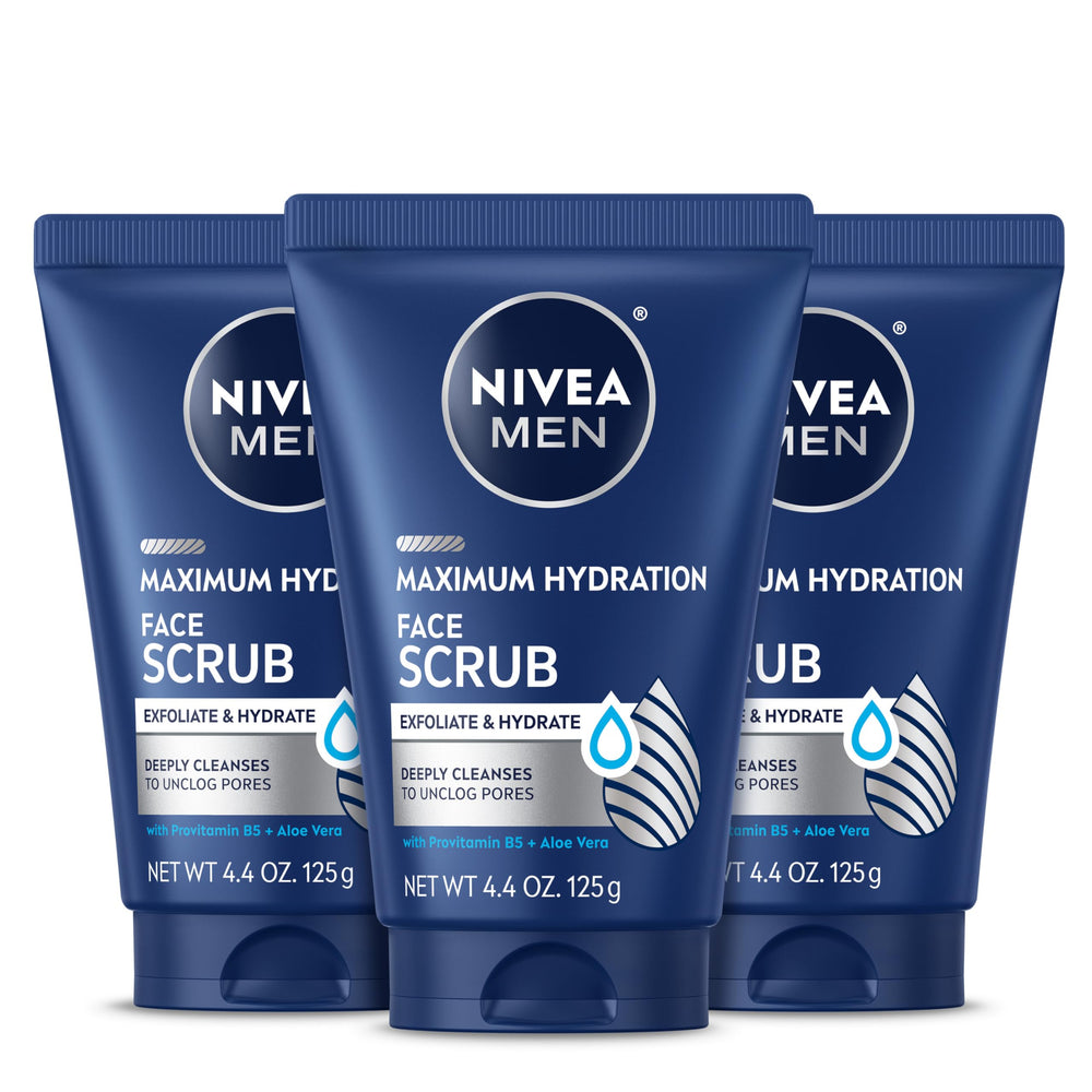 NIVEA MEN frente del tubo mostrando el diseño y la marca, aspecto profesional