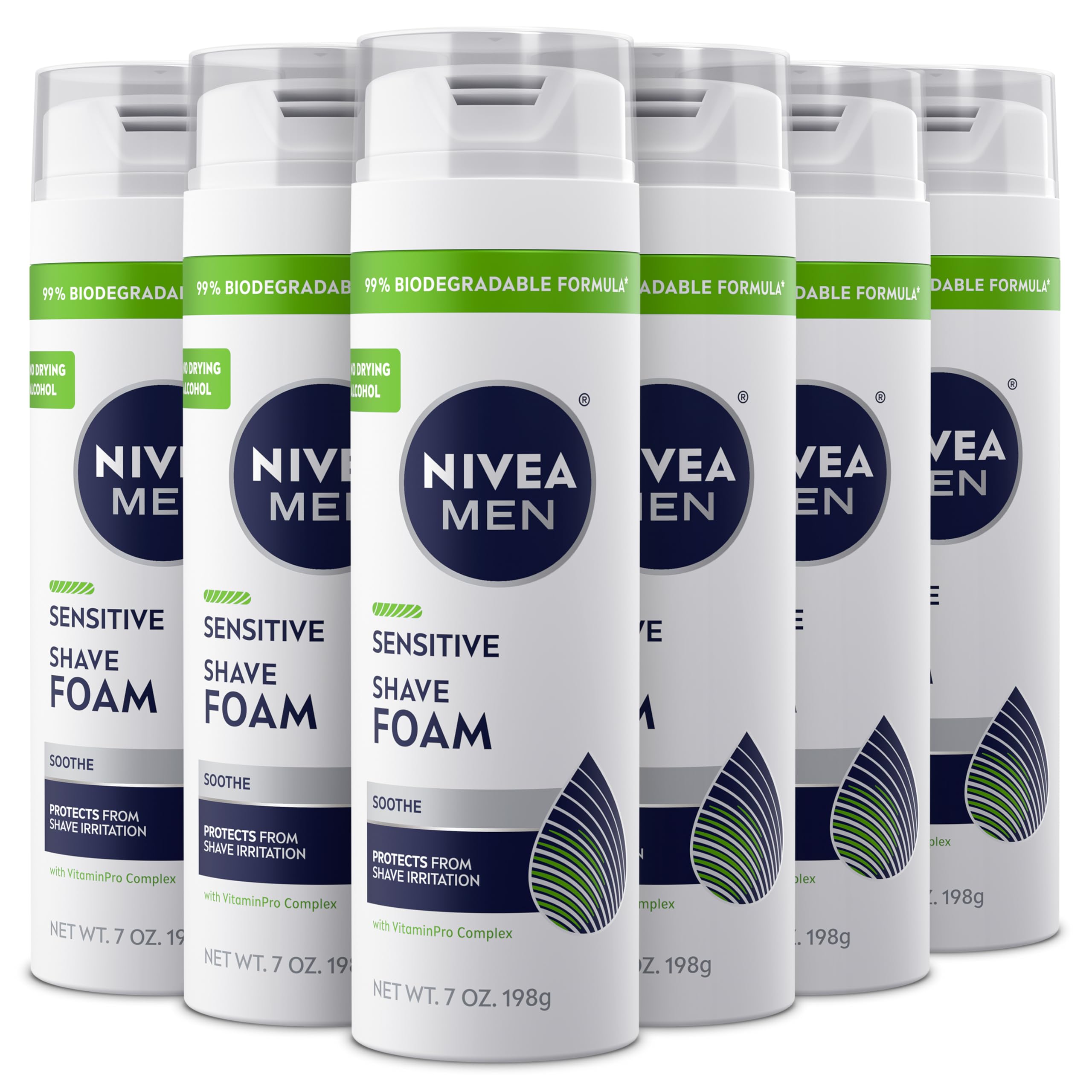 NIVEA men frasco frontal mostrando diseño y beneficio hidratación