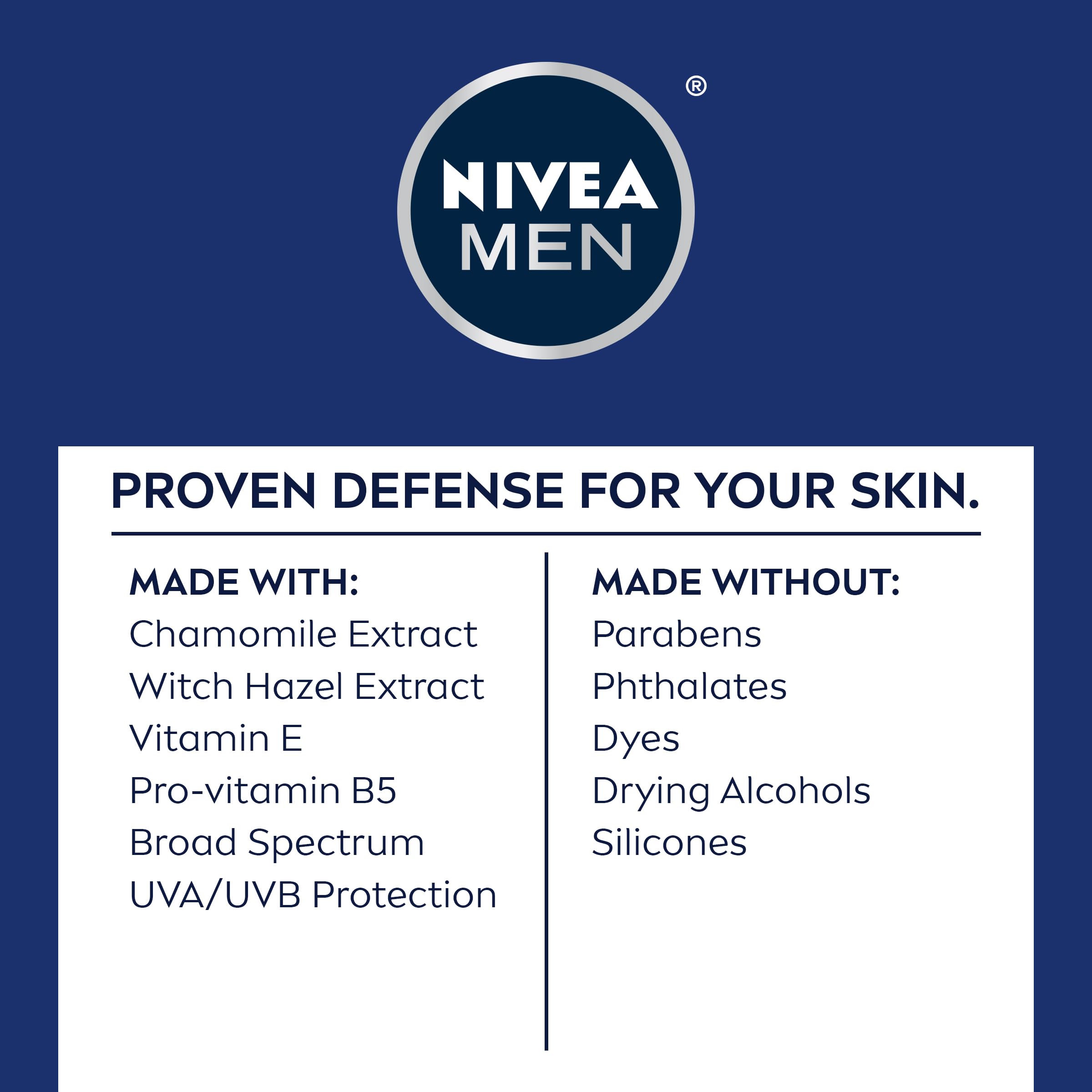 NIVEA MEN multipack tres tubos ideal para reponer y compartir