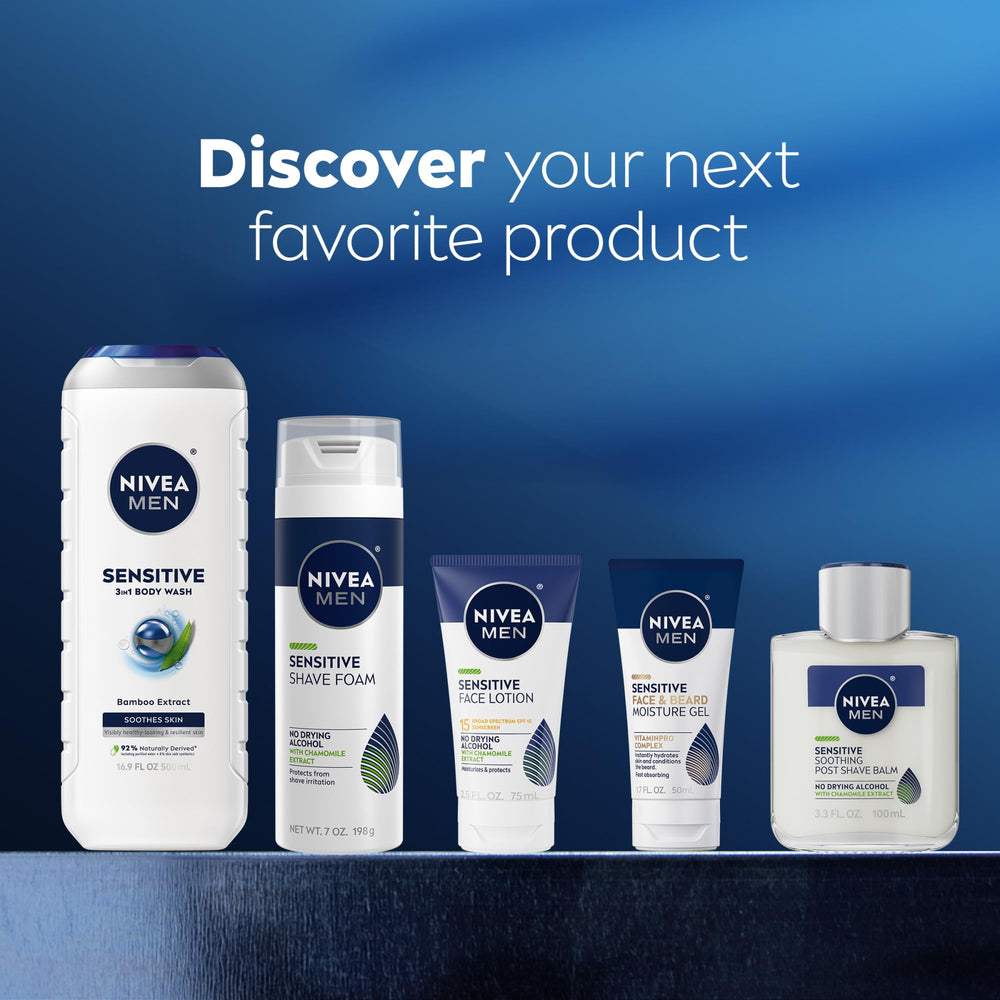 NIVEA MEN primer plano de extracto de bambú destacando efecto calmante