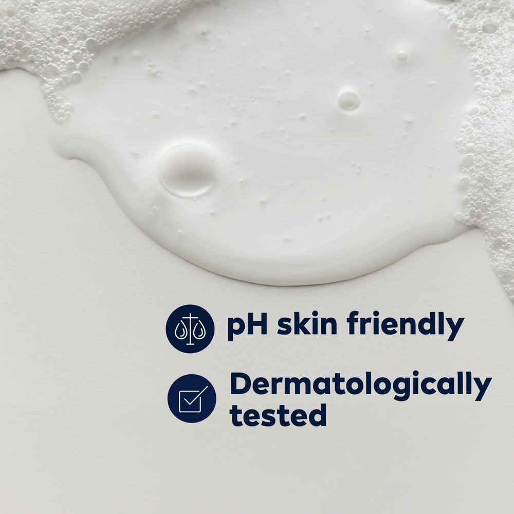 NIVEA MEN uso en la ducha demostrando limpieza rápida y cómoda