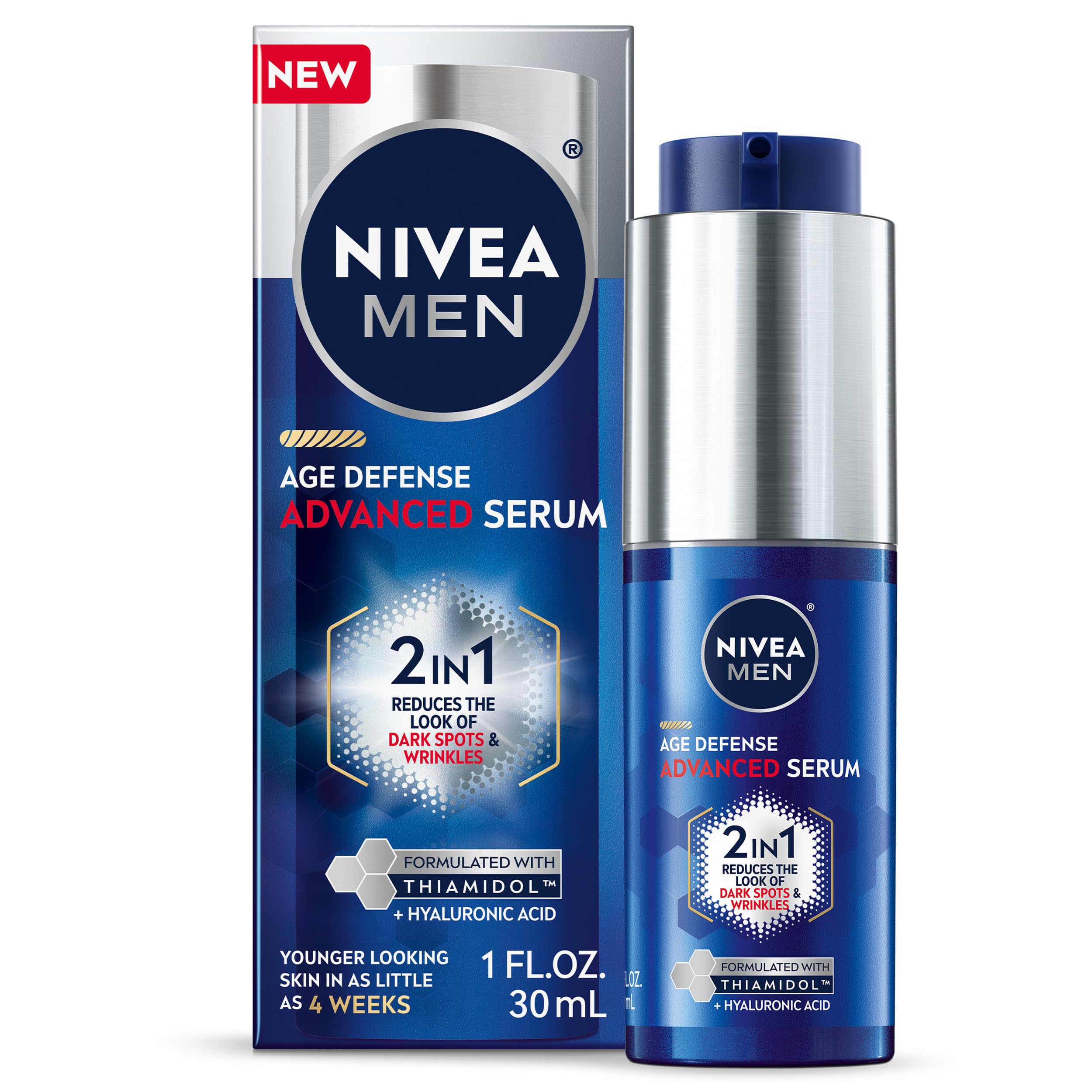 NIVEA MEN botella frontal 30 ml mostrando tamaño y etiqueta