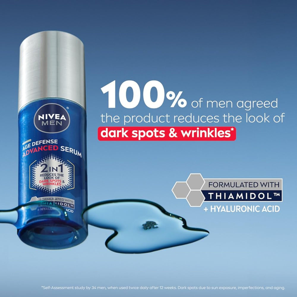 NIVEA MEN textura del sérum mostrando absorción rápida