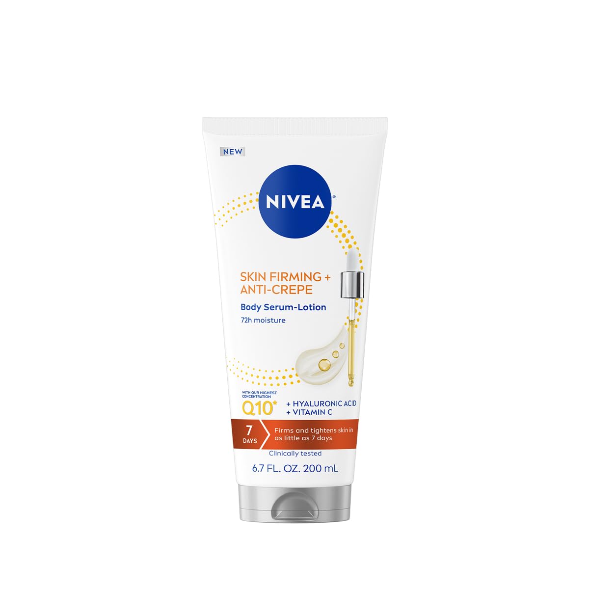NIVEA frasco frontal del serum-loción mostrando diseño y marca, aspecto confiable