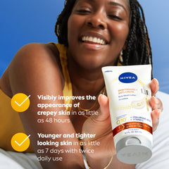 NIVEA tubo junto a regla para comparar tamaño y volumen práctico para viajes