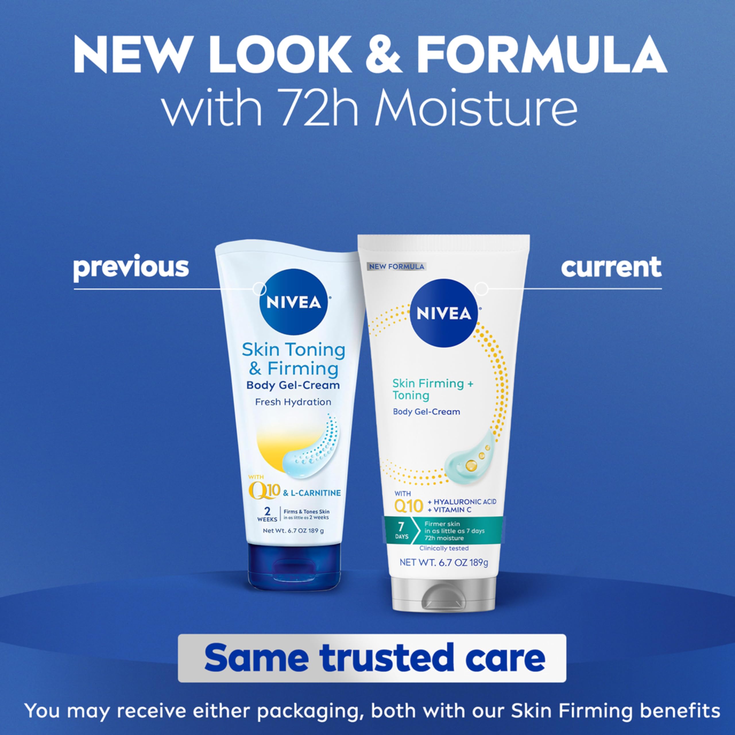 NIVEA textura gel-crema en primer plano con absorción rápida