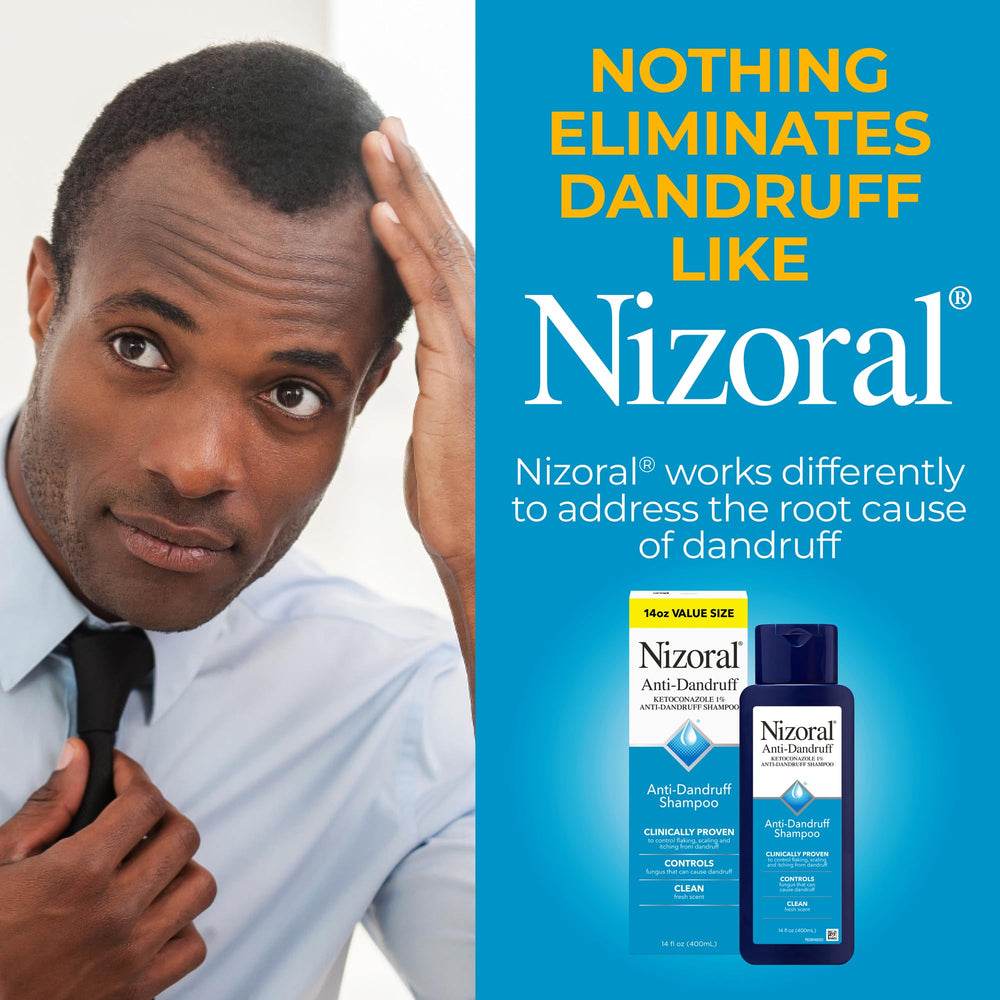 Nizoral aplicado en la ducha para un tratamiento fácil y rápido