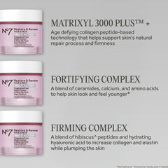 No7 envase abierto con producto revelando crema nutritiva y absorción