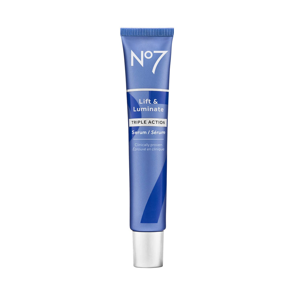 No7 envase frontal 50ml mostrando diseño y beneficio reafirmante