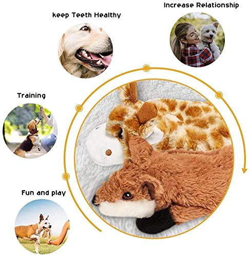 Nocciola cachorro mordiendo juguete corto que fomenta juego seguro y estimulación