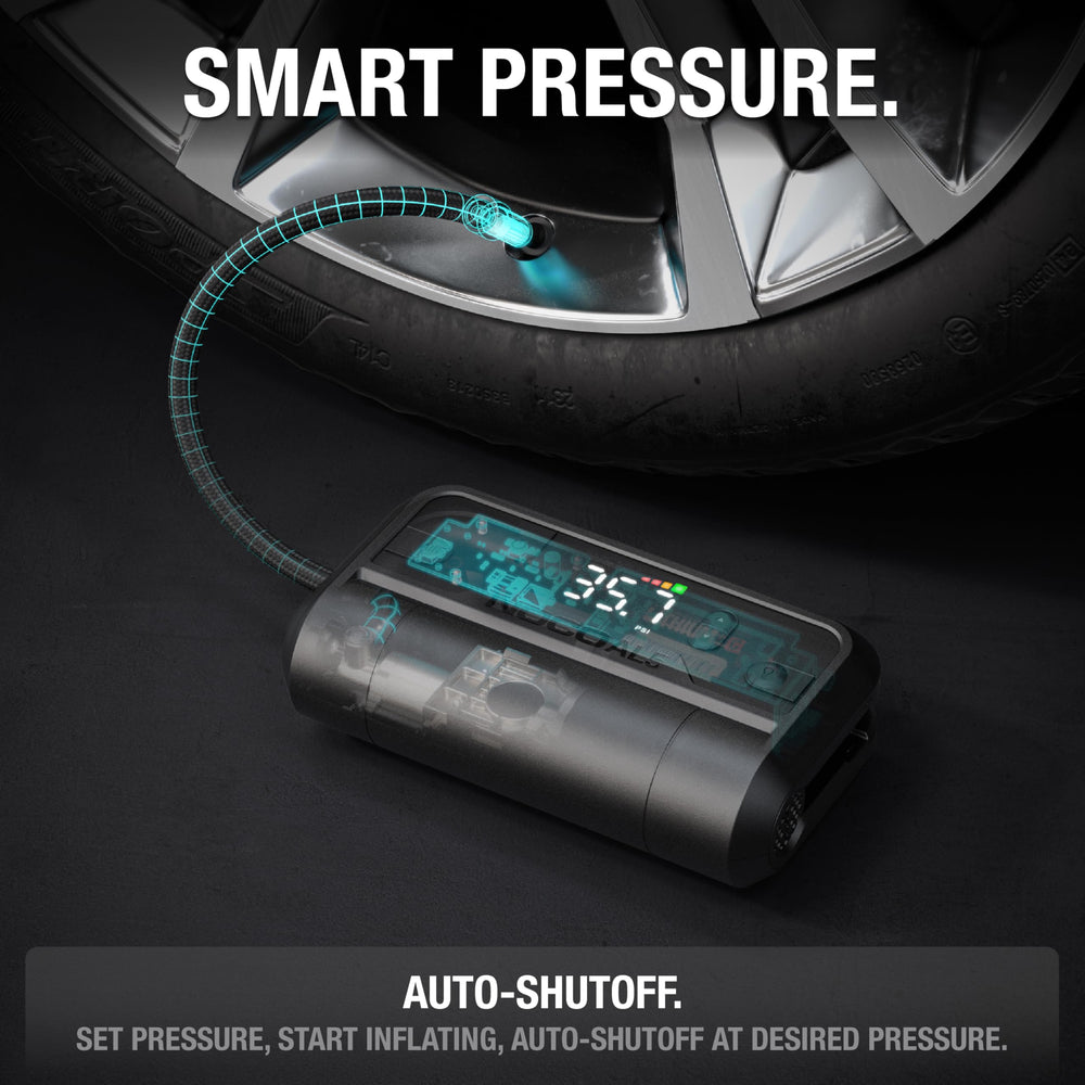 NOCO Air AL5 inflando neumático de coche beneficiando rapidez hasta 40 PSI