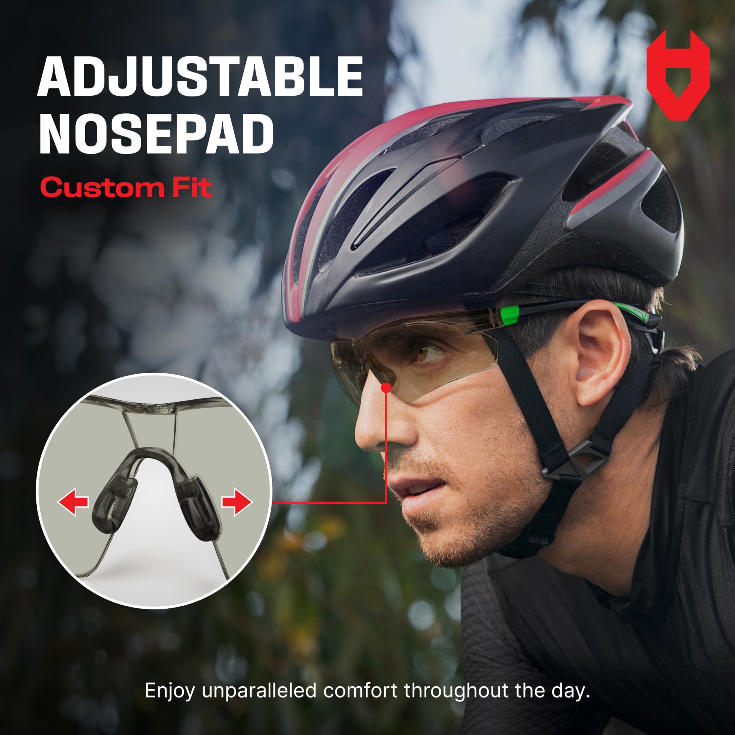 NoCry gafas en entorno industrial demostrando protección y comodidad