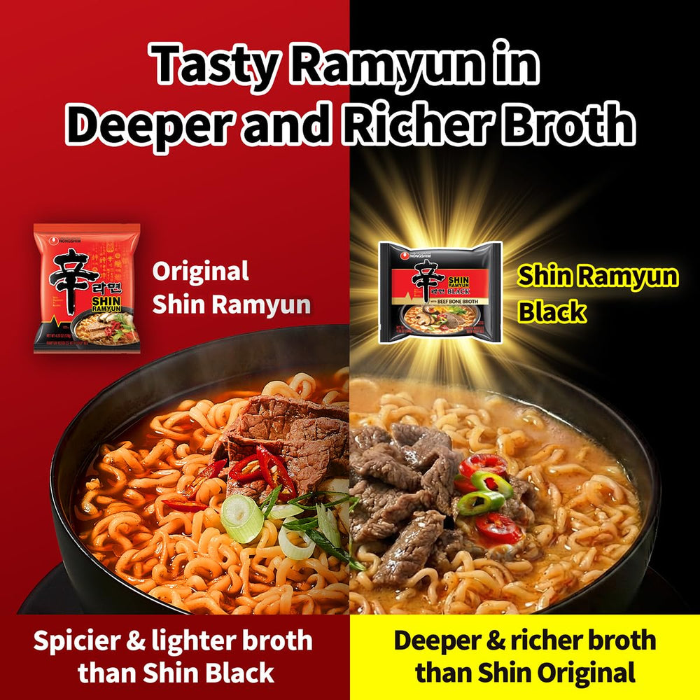 Nongshim mezcla de condimentos y shiitake que enriquecen el sabor